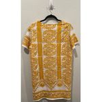 All:row Yellow Embroidered Short Sleeve Mini Dress Photo 2
