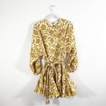 Rhode Ella Dress In Golden Yellow Foral Print Medium Photo 5