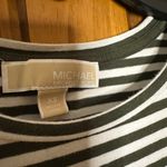 Michael Kors Micheal Kors Green Striped Dress Photo 2