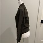 Lululemon  Dark Olive On Repeat Bomber Jacket Sz 8 Photo 8