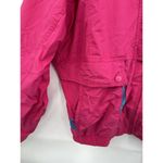 Helly Hansen Pink Y2K Athletic Outdoor Zip Snap Close Women XL Track Jacket Photo 4