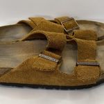Birkenstock Unixes Old School Camell Suede Sandals Size 38 W7 compared to others Photo 4