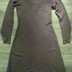 Horny Toad Faux Wrap Mauve Dress Long Sleeves Knee Length Size S Photo 0