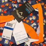 Callaway  Navy Floral Top with Orange Trim golf dress NWT XL Photo 9