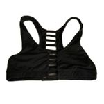PINK - Victoria's Secret Y2K Black Strappy Sports Bra PINK Victoria’s Secret M Photo 2