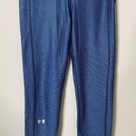 Under Armour  Full length Leggings Women’s Navy Blue Printed Yoga Stretch Activewear Small Photo 0