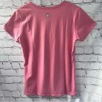 Life is Good  Pink Wine Glass Half Full Short Sleeve Tee size Medium‎ Photo 4