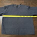 Eileen Fisher navy blue open front cardigan jacket size PM Photo 9