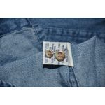 Harrah's Casino Blue Denim Button Up Shirt Top Size XL Cotton Embroidered Logo Photo 8