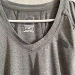 The North Face women's large short sleeve gray athletic top Photo 4