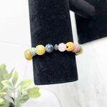 Aromatherapy Lava Stone Handmade Beaded Bracelet Photo 1