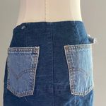 Patchwork Denim Skirt Blue Size 2 Photo 2