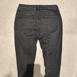 Refuge Women size 2 black jeans with raw hem stretchy fabric skinny fit Photo 5