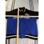 Refuge  Women's XL button up black/blue double sided racing jacket Photo 2