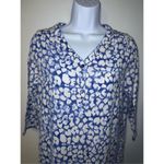 kim rogers Women’s Blue Night Gown Mumu Midi Gown Small Photo 0