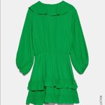 ZARA  green wrapped front green dress / jumpsuit Photo 1