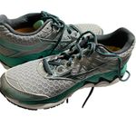 Mizuno Wave Paradox 2 Womens Running Shoes W7.5 Gray & Teal Photo 1