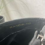 Bandolino  Black Higbee Ankle Strappy Heel Zip Close Bootie Boots Shoes 8 Photo 5