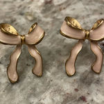 Bow Earrings Pink Photo 0