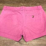 Uniqlo Pink Chino Shorts Size 6 Slash Pockets Welt Pocket Pink Summer Warm Zip Photo 1