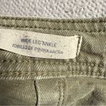 Universal Threads Universal Thread Olive Khaki Green Wide Leg ankle Pants size 0 EUC Photo 4