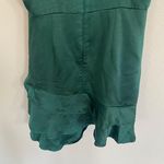 Lulus Lulu’s Emerald Green Satin Mini Dress With Ruffle Detail Size Small Photo 6