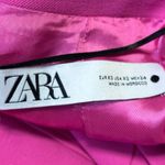 ZARA Women's Pink Long Sleeve Collar Double Breasted Blazer Coat Jacket Size XS Photo 5