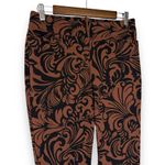 Chico's NWOT Pants Size 4 Slimming Pull On Brigitte Scroll Print Elastic Waist Photo 3
