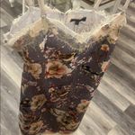 Gracia  cocktail slip dress lace birds lace floral size Large NWT Photo 7