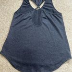 Women's Sleeveless Charcoal Top Blue Photo 3