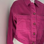 Old Navy  Crop Utility Jacket - Boysenberry Medium NEW Photo 2