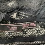 Victoria's Secret  Black Lace Bralette Halter Neck Sz Small Photo 3
