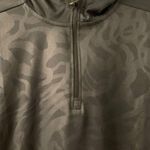 Under Armour Woman's locker emboss gray 1/4 zip hoodie Photo 2