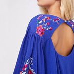 Free People | NWT Lita Embroidered Floral Keyhole Blouse Photo 1