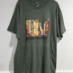 Gildan Booktrovert shirt bookworm teacher large tee short sleeve NWT NEW book Photo 0