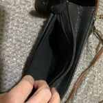 Black crossbody bag with removable/adjustable brown strap GUC Photo 4