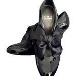 Stuart Weitzman  Black Patent Leather ‘Bouffant’ Satin Bow Pumps, Size 8.5 Photo 0