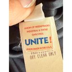 Perry Ellis 90s Y2K Vintage Black Alpaca Wool Long Sherpa Belted Trench Coat Photo 4