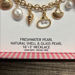 House of Harlow 1960 🐚✨ Shell Charm Necklace! 🌊 Gold Photo 5