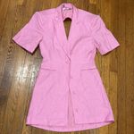 L'Academie NWOT  Linzie Mini Dress bubblegum pink blazer open back size XS Photo 1