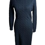 Ralph Lauren black label cashmere cableknit sweater dress size Medium Photo 0