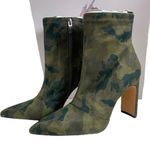 Jessica Simpson  Briyanne Women's 8.5 M Camo Print Stretch Stiletto Ankle Boots Photo 3