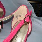 Kelly & Katie  Pink Suede Heels Size 8.5 Photo 3
