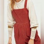 Free People NWT  Josephine Cord Jumper In Color Terra-cotta Photo 1