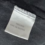 Little Lies Jude Linen Sleeveless Tank Top Women’s Medium Black Photo 3