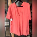 FP Movement Hot Shot tee romper coral neon hibiscus tulip free people onesie Orange Size XS Photo 2