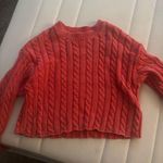 Aerie  Red Sweater Knit Photo 0
