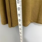 Free People  Olive Green Back in Town V-neck Tie Oversized Boho Tank Top XS Photo 4