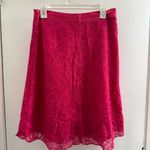 Versona  accessories Elegant Pink Lace Skirt, size 8, zips on the side Photo 1