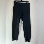 Aritzia  Black Leggings with Gold Detail Photo 2